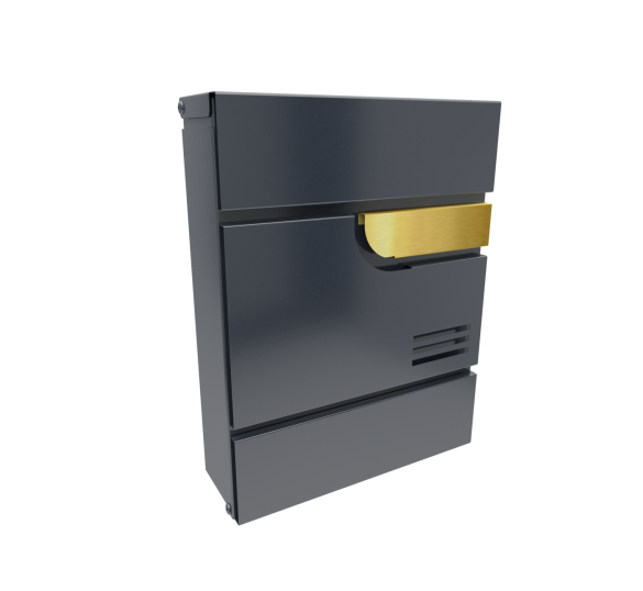 «Формат Блеск» сланцево-серый. Дуга, медный молдинг