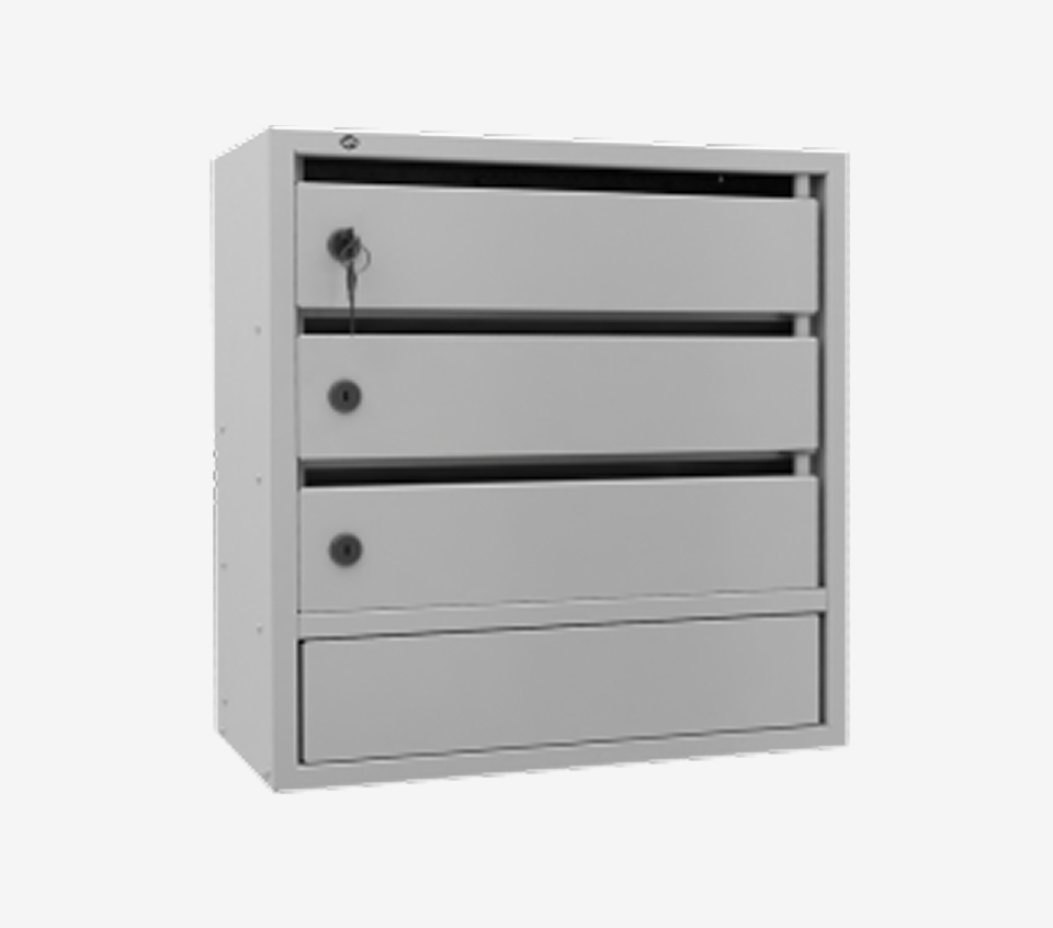 3-х секционный почтовый ящик «Орион М»