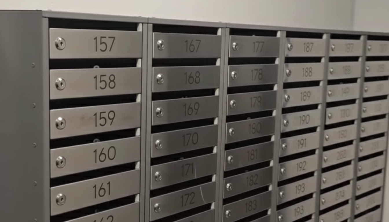 Секционный почтовый ящик «Омега» для ООО «АРТ СТРОЙ»