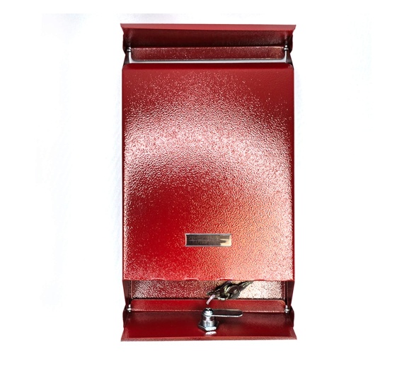 Индивидуальный почтовый ящик «П/я» с замком красный