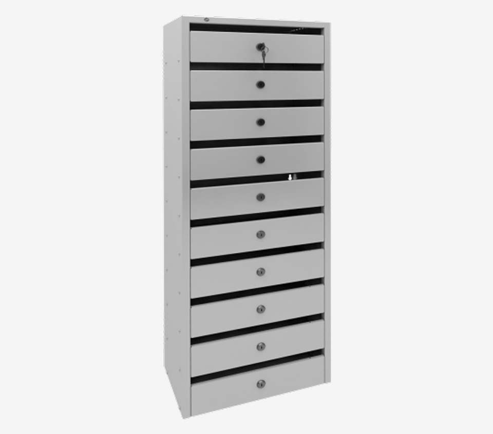 10-ти секционный почтовый ящик «Оптима»