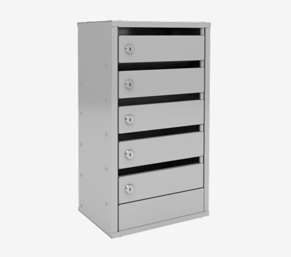 5-ти секционный почтовый ящик «Омега»