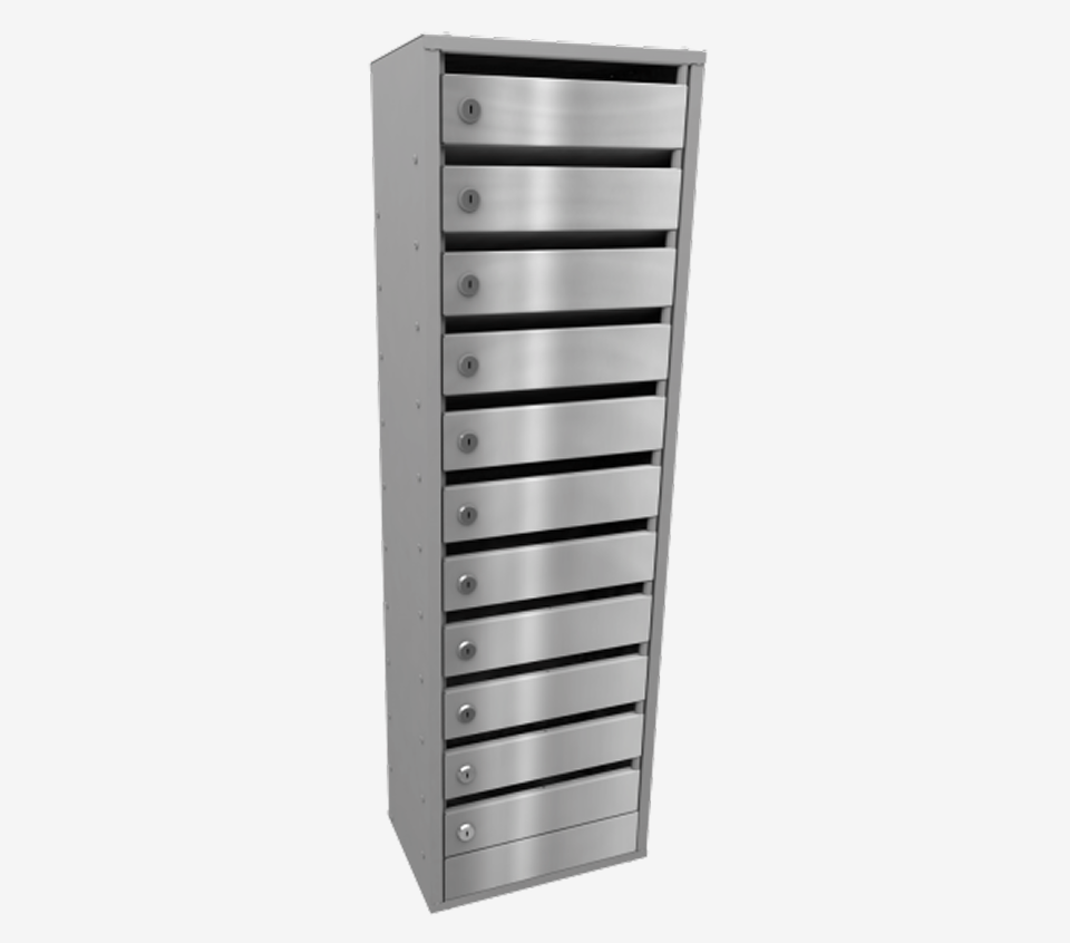 12-ти секционный почтовый ящик «Омега»