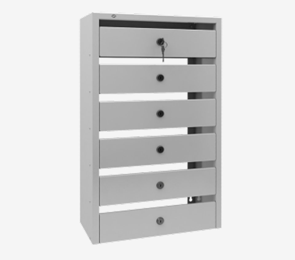 6-ти секционный почтовый ящик «Оптима Компакт»