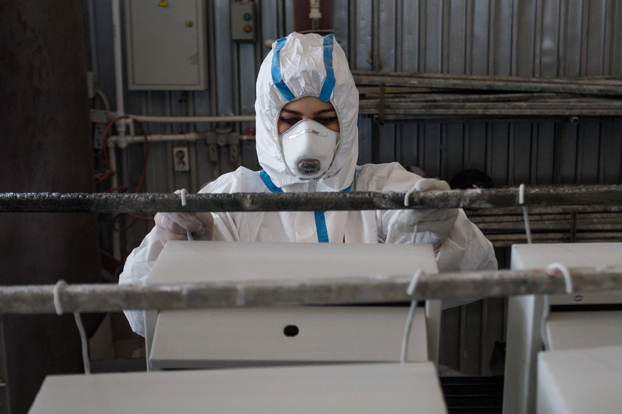 Участок порошковой окраски - 4