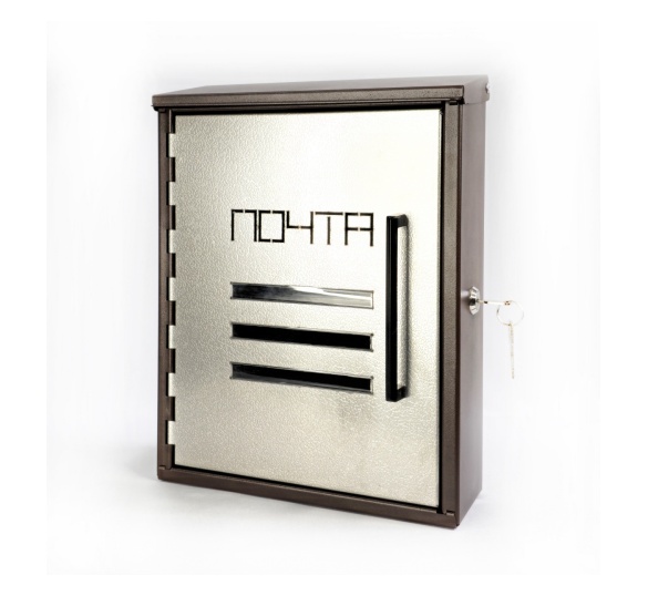 Индивидуальный почтовый ящик «Депозит» шоколадно-коричневый