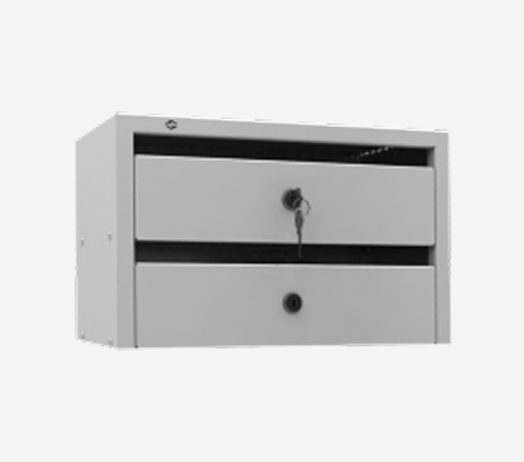2-х секционный почтовый ящик «Оптима»