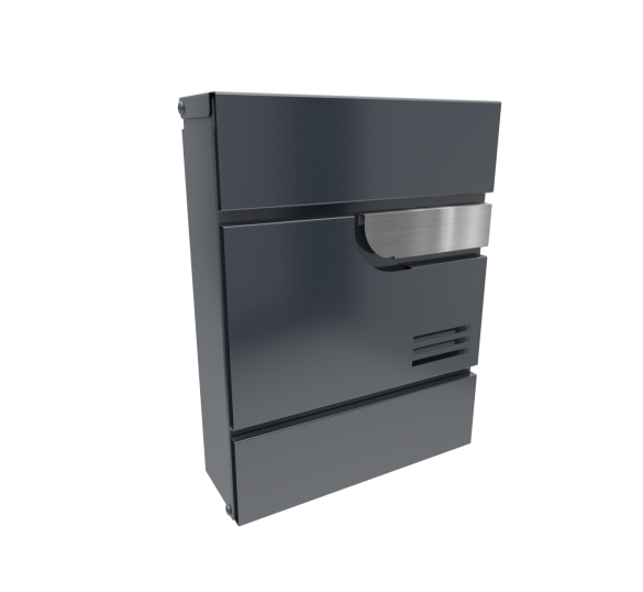 «Формат Блеск» сланцево-серый. Дуга, серебряный молдинг