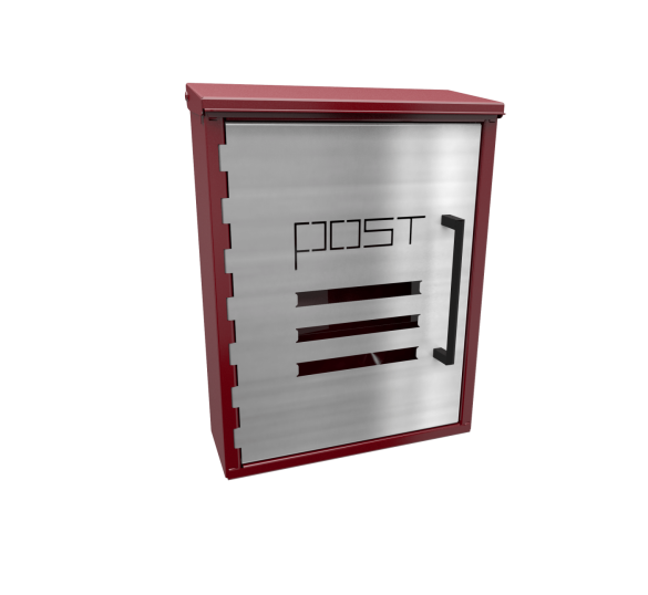 Индивидуальный почтовый ящик «Депозит» красный рубин