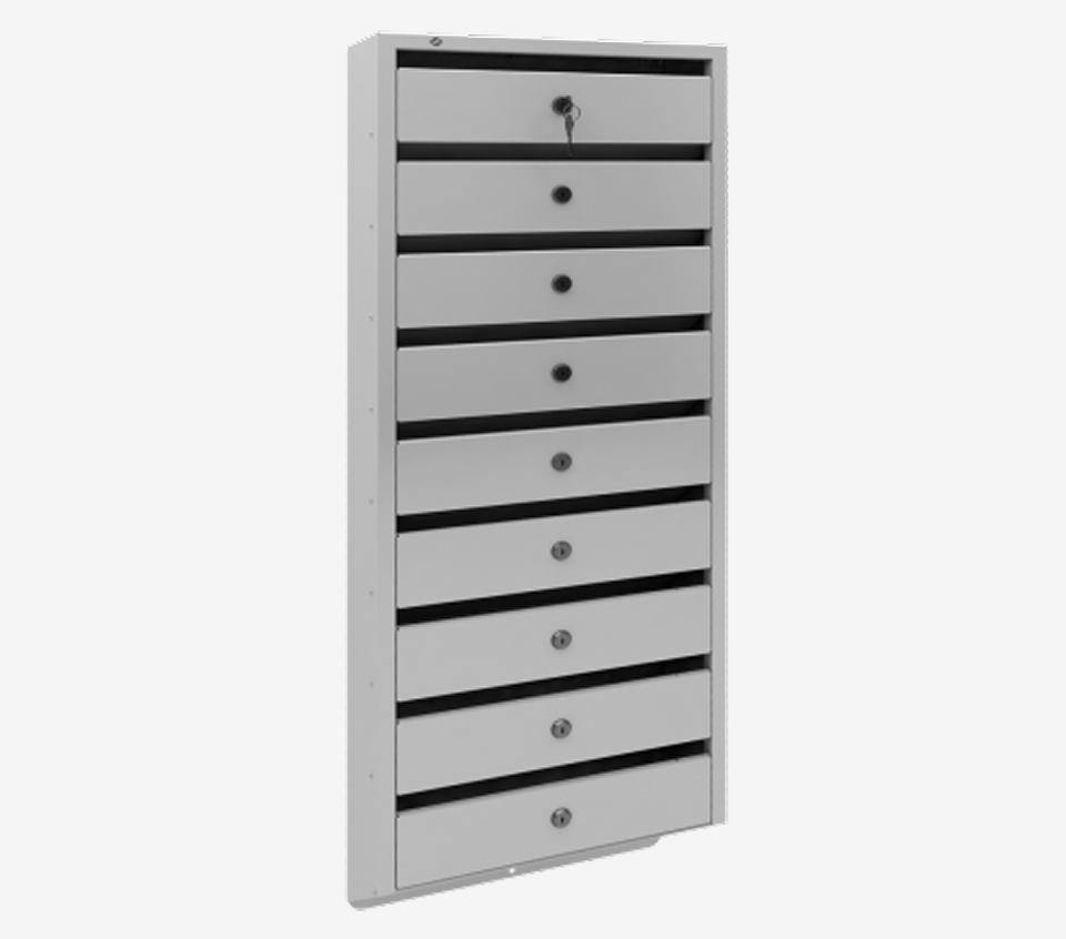 9-ти секционный почтовый ящик «Оптима Люкс»