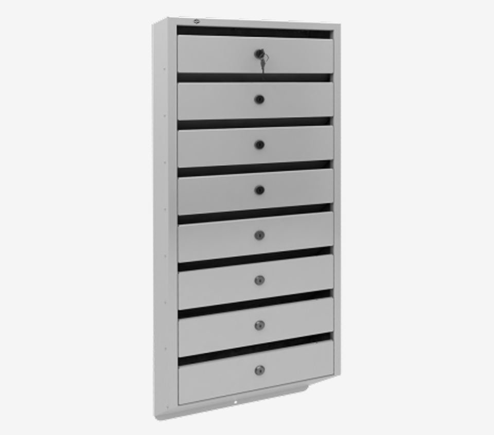 8-ми секционный почтовый ящик «Оптима Люкс»
