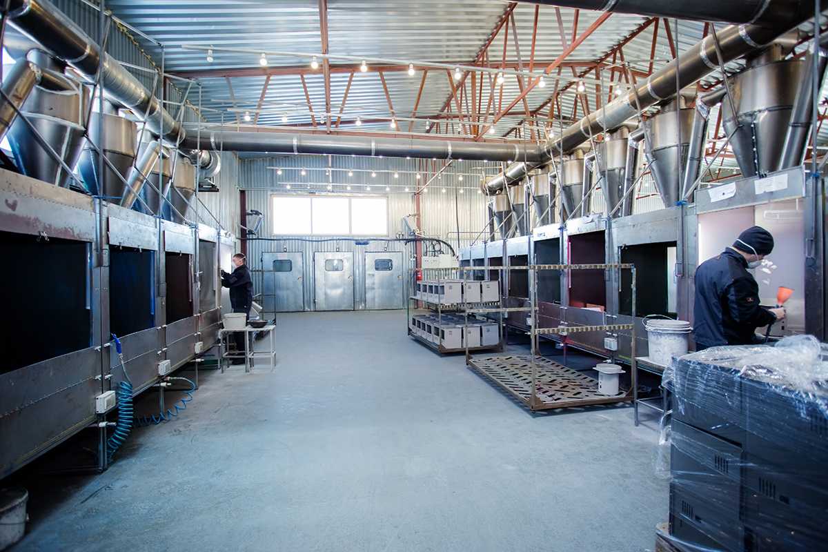 Участок порошковой окраски - 6