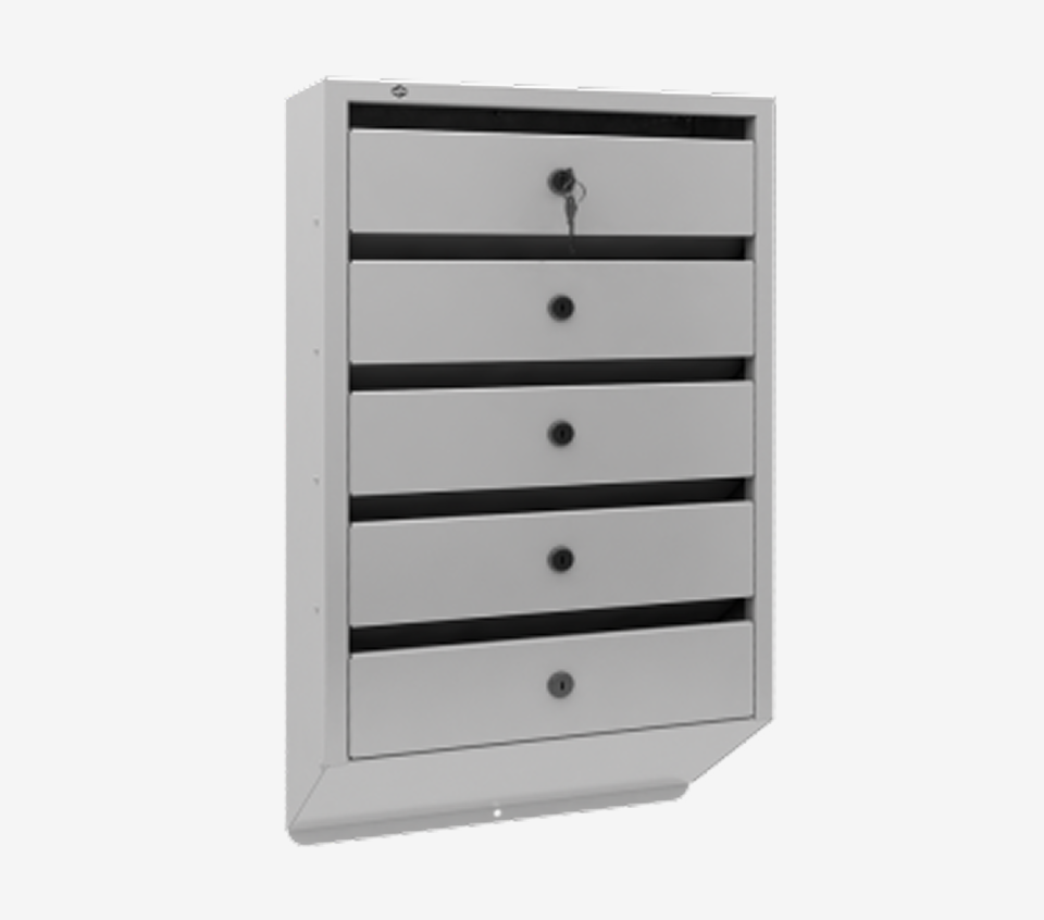 5-ти секционный почтовый ящик «Оптима Люкс»