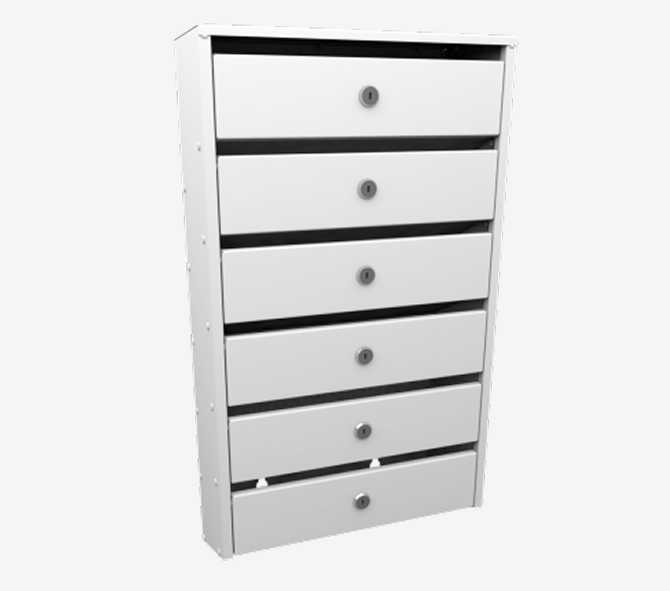 6-ти секционный почтовый ящик «Сигма»