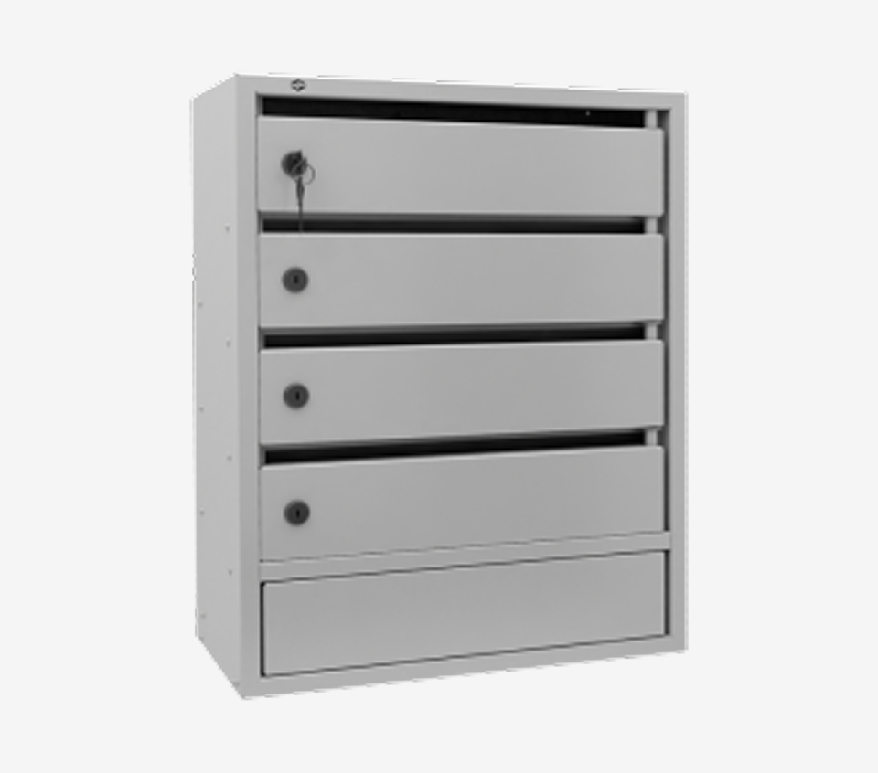 4-х секционный почтовый ящик «Орион М»