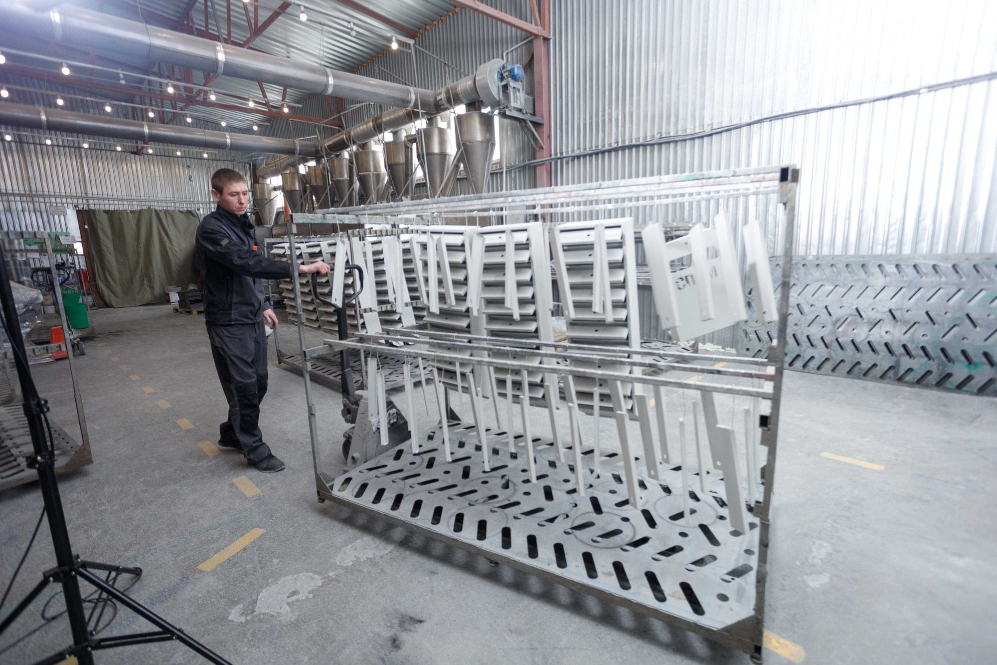 Участок порошковой окраски - 1