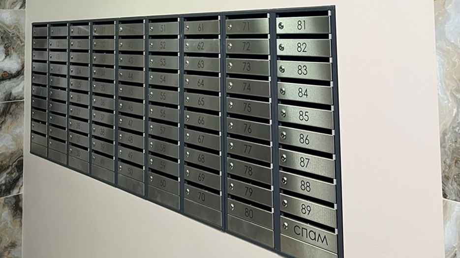 Секционный почтовый ящик «Омега» для ИП Арефьев А. Ю.