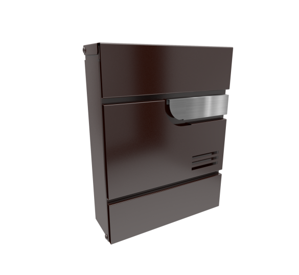 «Формат Блеск» шоколадно-коричневый. Дуга, серебряный молдинг